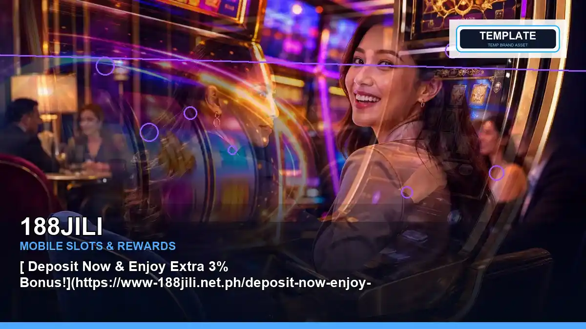 188JILI fantasy online slot games featuring an adult Filipina casino host with a layered collage composition